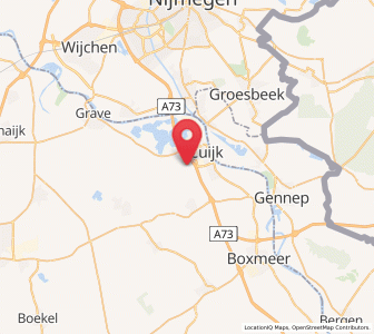 Map of Vianen, North Brabant