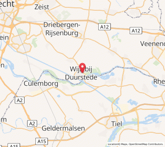 Map of Wijk bij Duurstede, Utrecht
