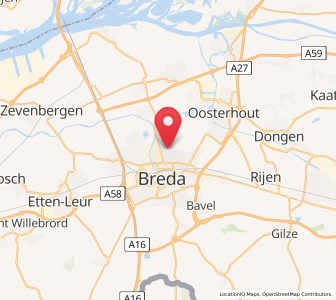 Map of Wisselaar, North Brabant