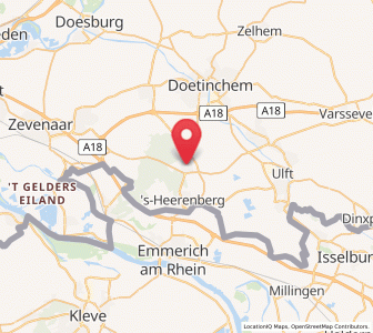 Map of Zeddam, Gelderland
