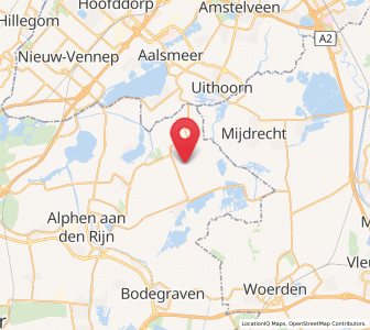 Map of Zevenhoven, South Holland