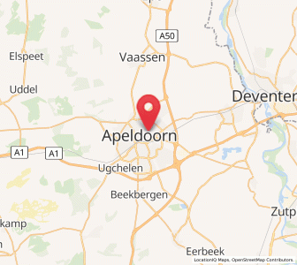 Map of Zevenhuizen, Gelderland