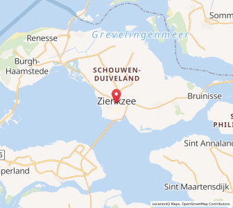 Map of Zierikzee, Zeeland