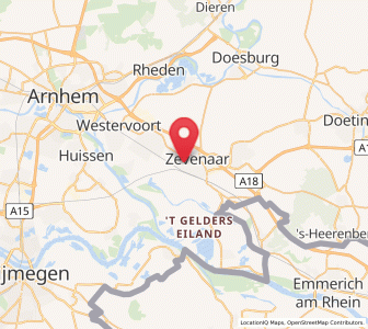 Map of Zonnemaat, Gelderland