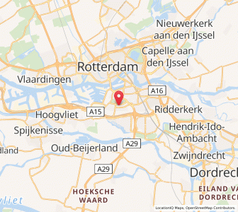 Map of Zuidwijk, South Holland