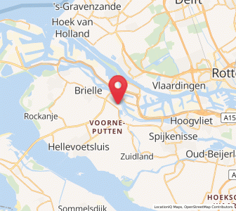 Map of Zwartewaal, South Holland