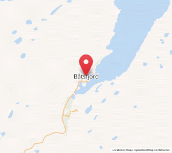 Map of Båtsfjord, Troms og Finnmark