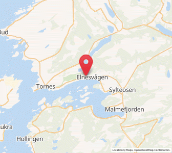 Map of Elnesvågen, Møre og Romsdal