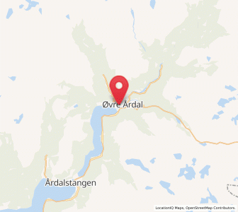 Map of Farnes, Vestland