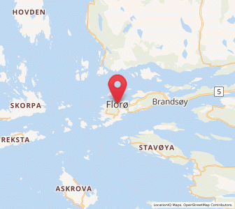 Map of Florø, Vestland