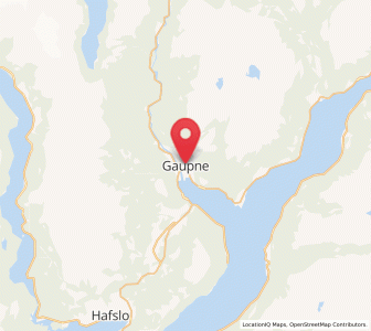 Map of Gaupne, Vestland