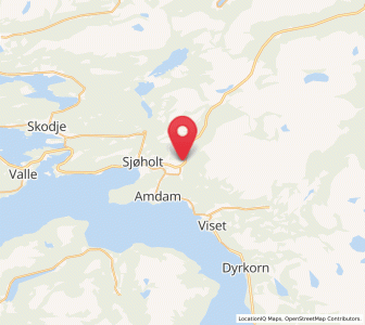 Map of Giskemo, Møre og Romsdal