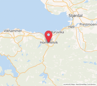 Map of Hommelvik, Trøndelag