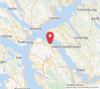Map of Hylkje, Vestland