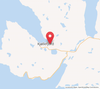 Map of Kjøllefjord, Finnmark