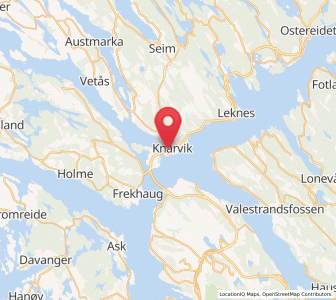 Map of Knarvik, Vestland