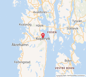 Map of Kopervik, Rogaland