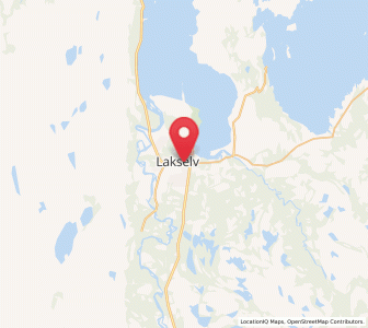 Map of Lakselv, Troms og Finnmark