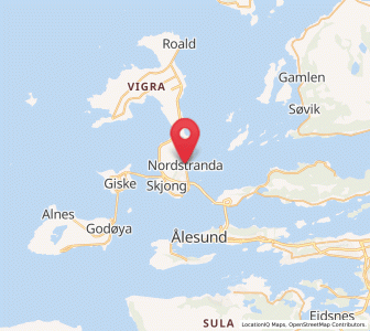 Map of Nordstranda, Møre og Romsdal