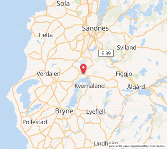 Map of Orstad, Rogaland