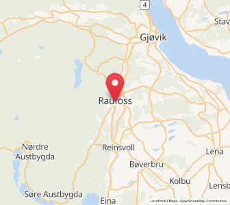 Map of Raufoss, Innlandet