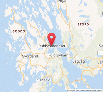 Map of Rubbestadneset, Vestland