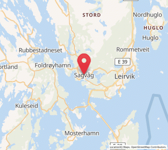 Map of Sagvåg, Vestland