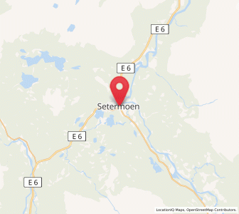 Map of Setermoen, Troms og Finnmark