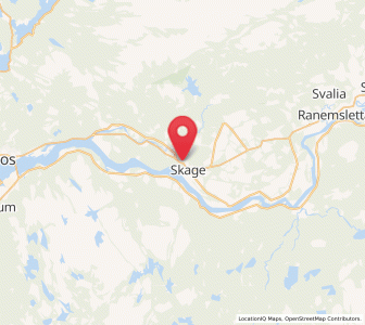 Map of Skage, Trøndelag