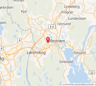 Map of Strømmen, Viken