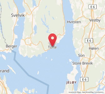 Map of Tofte, Viken