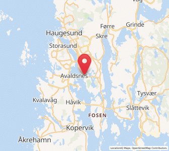 Map of Vormedal, Rogaland