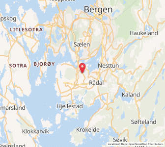 Map of Ytrebygda, Vestland