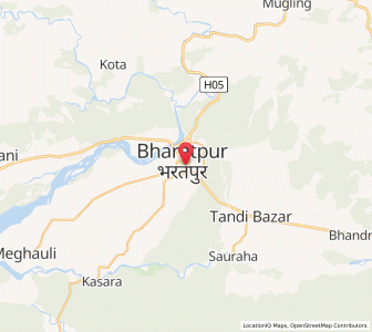 Map of Bharatpur, Bagmati Province