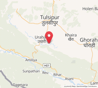 Map of Bhojpur, Lumbini Province