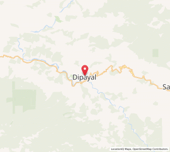 Map of Dipayal, Sudurpashchim Pradesh