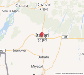 Map of Īṭahari̇̄, Province 1