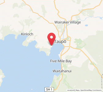 Map of Acacia Bay, Waikato