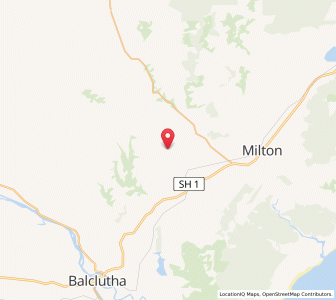 Map of Adams Flat, Otago