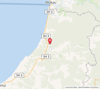 Map of Ahititi, Taranaki