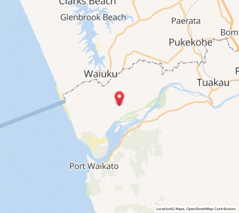 Map of Aka Aka, Waikato