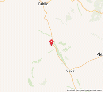 Map of Albury, Canterbury