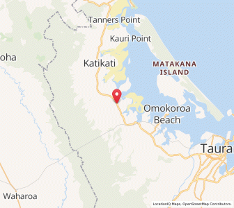 Map of Aongatete, Bay of Plenty