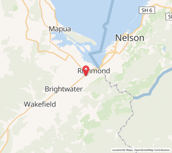 Map of Appleby, Tasman