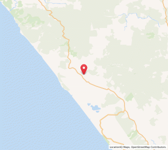 Map of Aranga, Northland