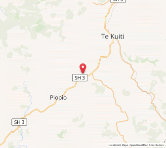 Map of Arapae, Waikato