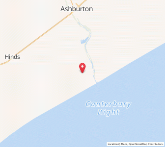 Map of Ashton, Canterbury