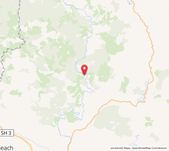 Map of Atene, Manawatu-Wanganui
