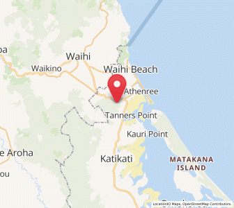 Map of Athenree, Bay of Plenty