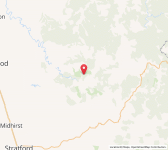 Map of Autawa, Taranaki